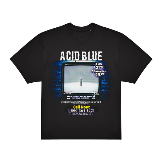 Acid Blue Liminal TV Oversize T-Shirt