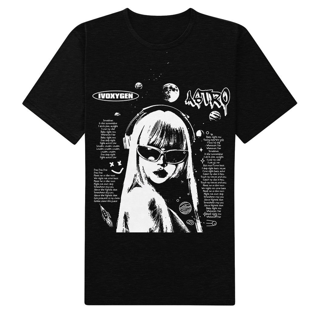 ASTRO Girl Lyric Black T-Shirt